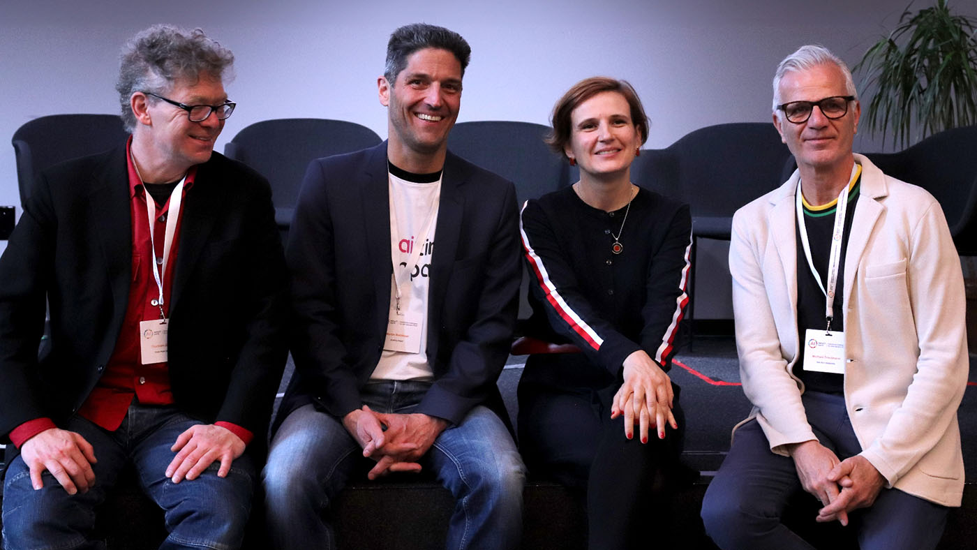 Speaker auf der Bühne